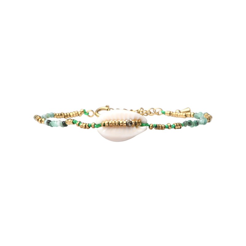 Bracelet Papeete émeraude