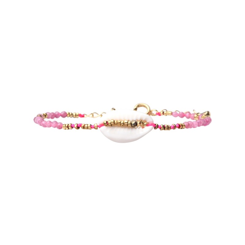 Bracelet Papeete tourmaline rose