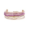 Bracelet mulit-rangs Samsara rubis