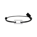 Bracelet Matteo Plaque noir