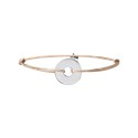 Bracelet Matteo Disque crème
