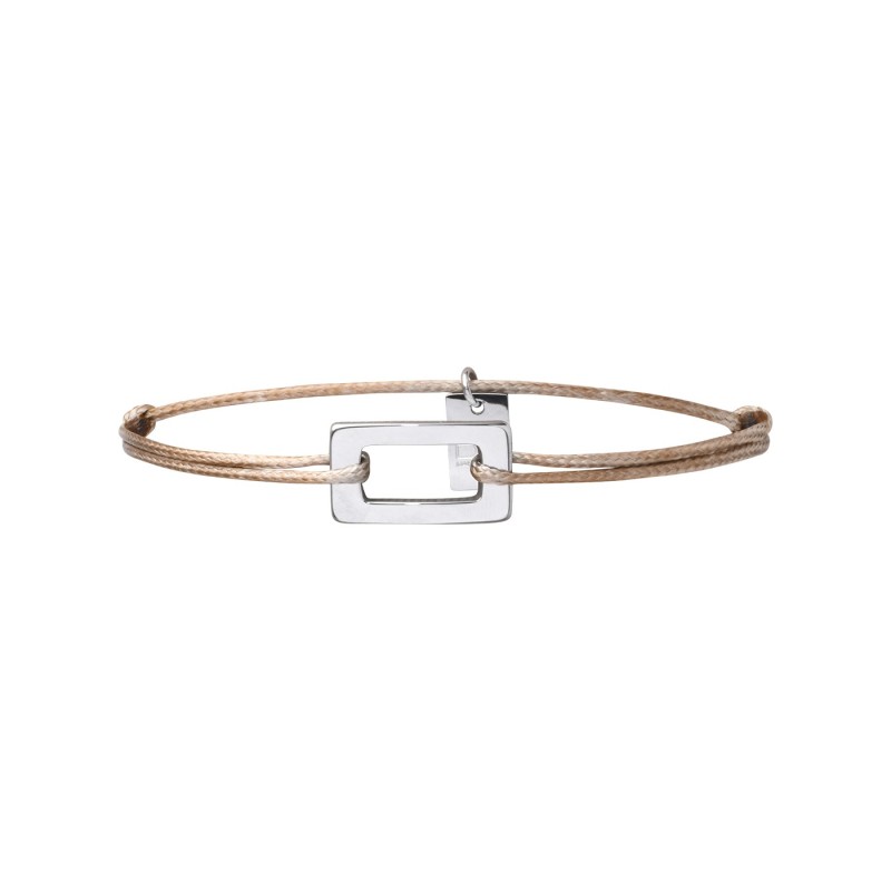 Bracelet Matteo Plaque crème