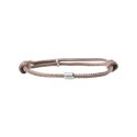 Bracelet Eddy Marron sépia