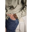 Bracelet Mika wood Turquoise africaine