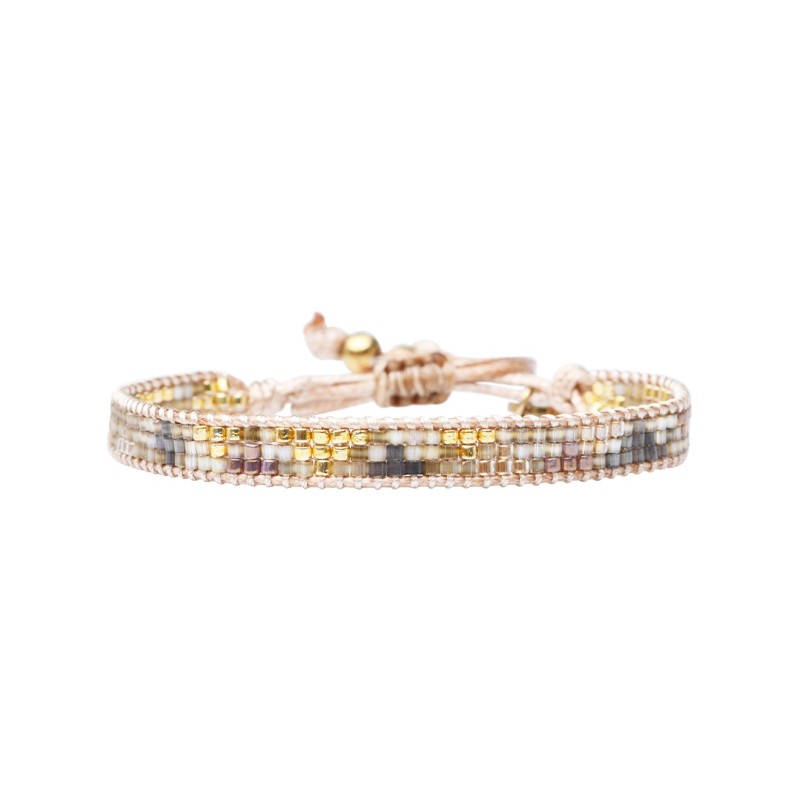 Bracelet Dream gold and grey Célia