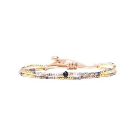 Bracelet Dream gold and grey Alya