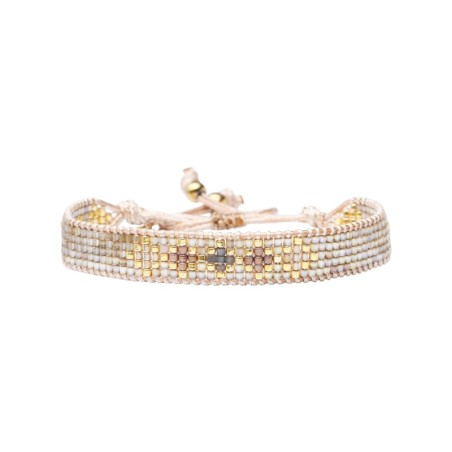 Bracelet Dream gold and grey Alba