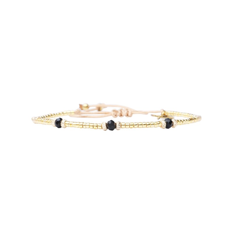 Bracelet Dream gold and grey Nina