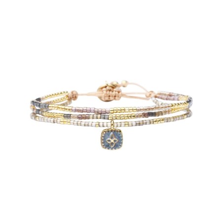 Bracelet Dream gold and grey Maya