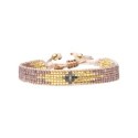 Bracelet Dream gold and grey Olivia