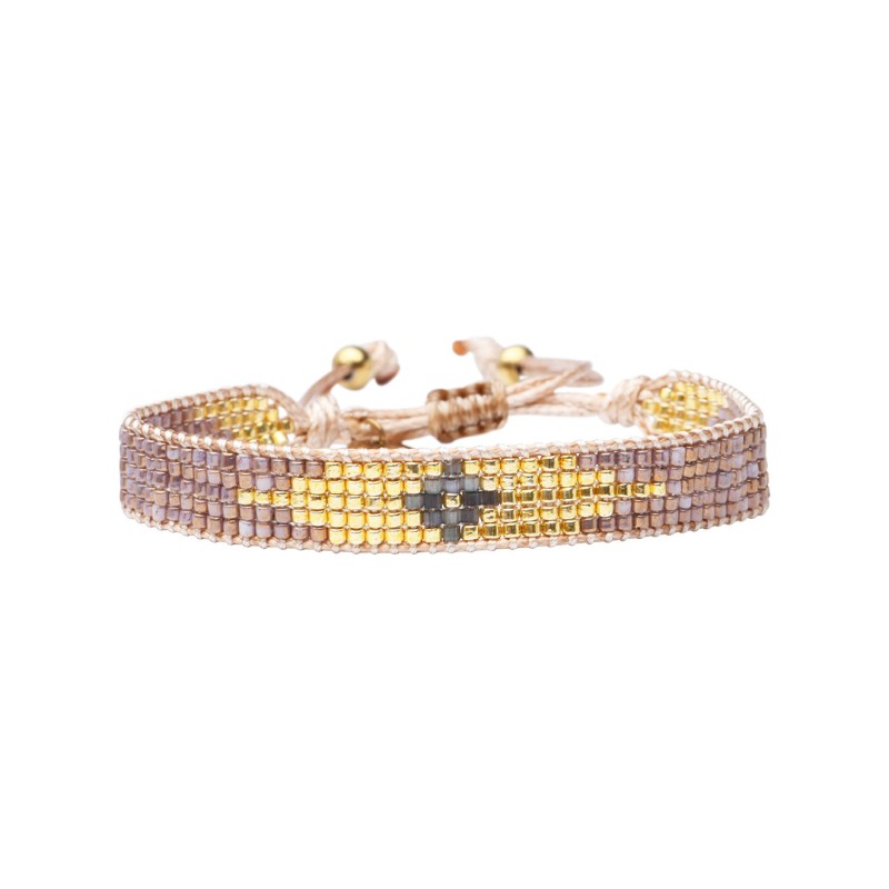 Bracelet Dream gold and grey Olivia