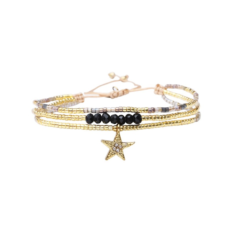 Bracelet Dream gold and grey Elsa