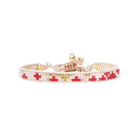 Bracelet Red love is the answer Célia