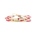 Bracelet Red love is the answer Agathe