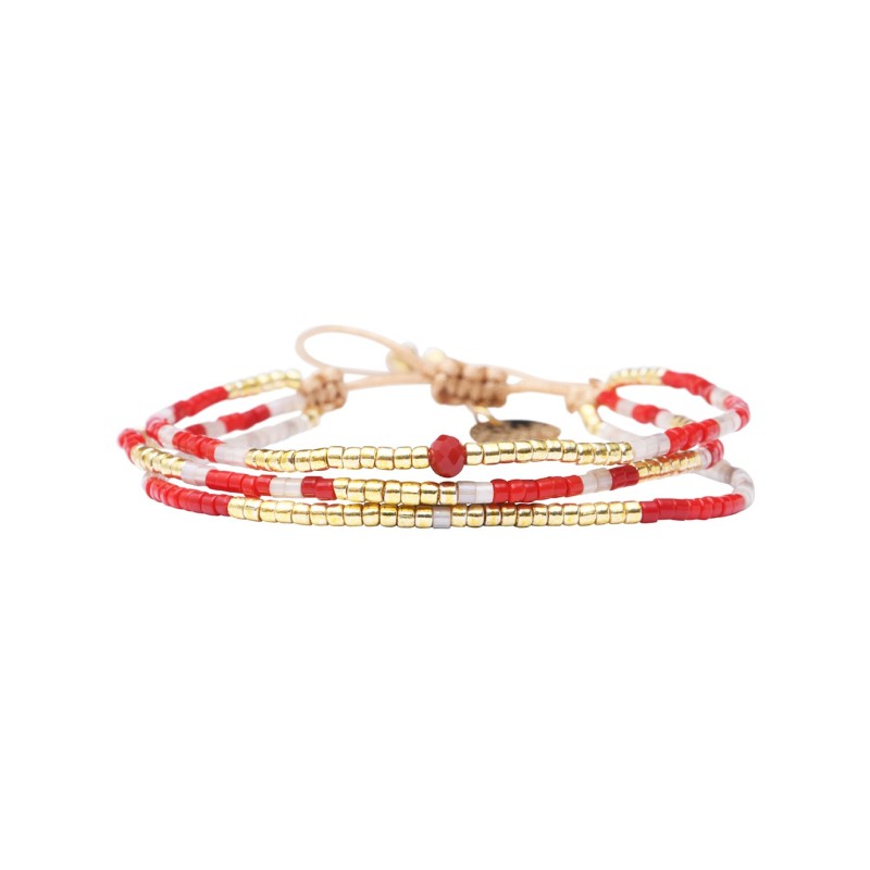 Bracelet Red love is the answer Agathe