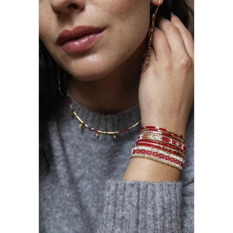 Bracelet Red love is the answer Alba