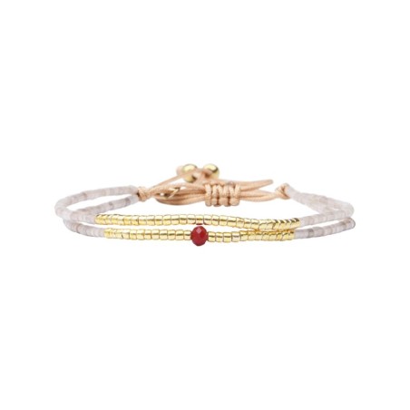 Bracelet Red love is the answer Ambre