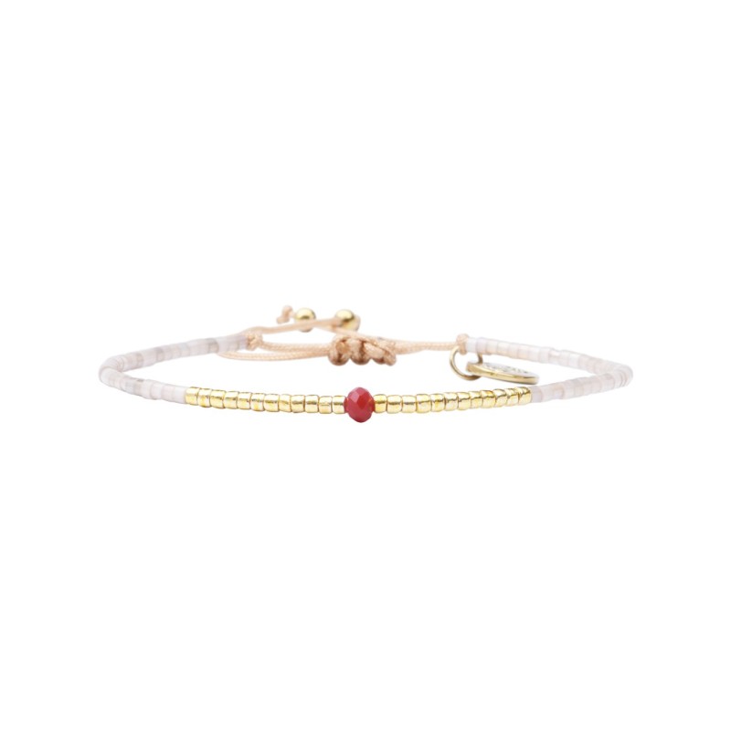 Bracelet Red love is the answer Clara