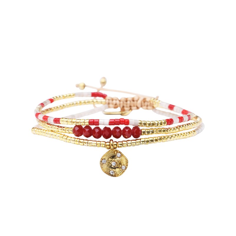 Bracelet Red love is the answer Elya