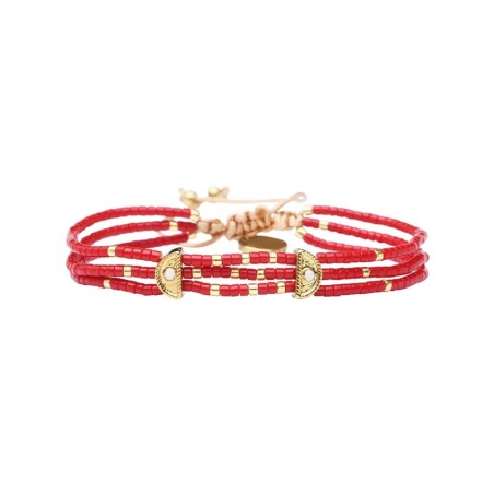 Bracelet Red love is the answer Ena