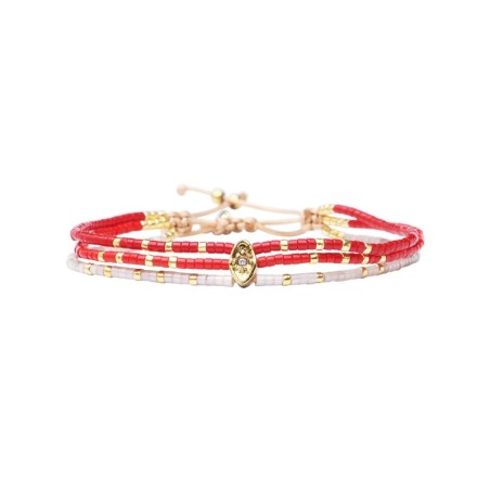 Bracelet Red love is the answer Maya