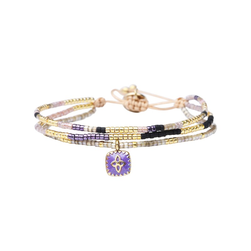 Bracelet Feelin violet Maya