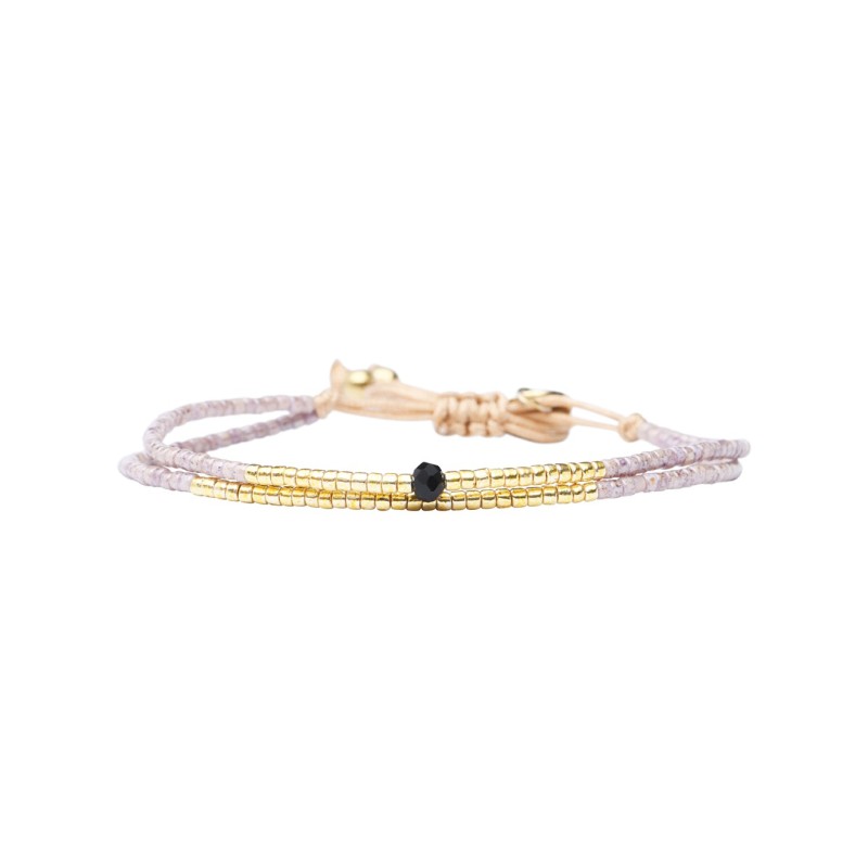 Bracelet Feelin violet Ambre