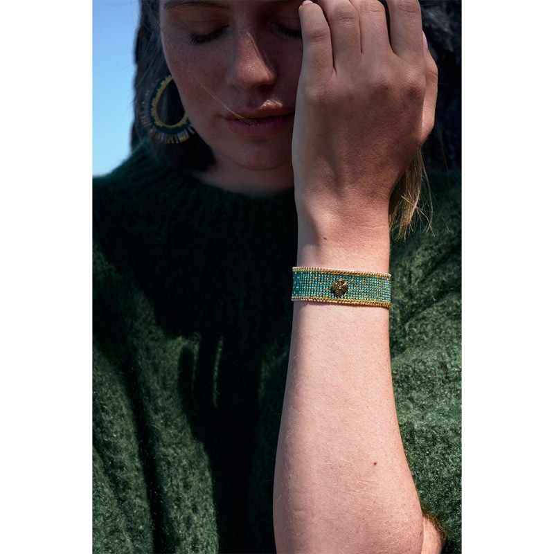 Bracelet Mayssane Émeraude touch