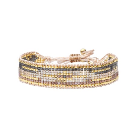 Bracelet Légende Dream gold and grey Charly