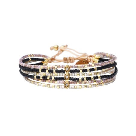 Bracelet Légende Black caviar Aya