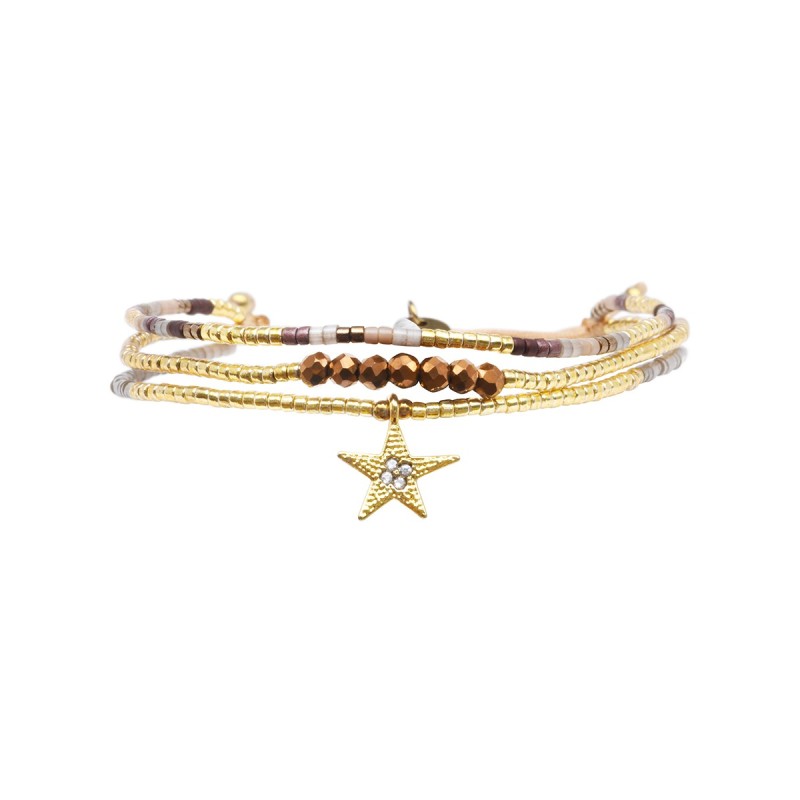 Bracelet Constellation Bronze couture