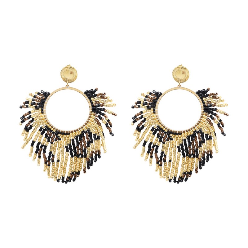 Paire de boucles d'oreilles Isla Maasaï