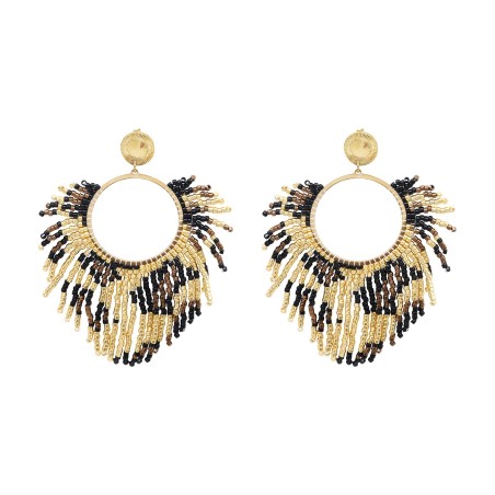 Paire de boucles d'oreilles Isla Maasaï