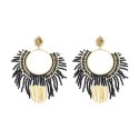 Paire de boucles d'oreilles Isla Black édition