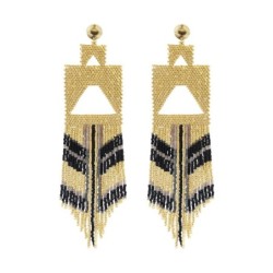 Paire de boucles d'oreilles Serena Black édition
