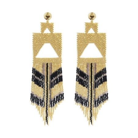 Paire de boucles d'oreilles Serena Black édition