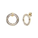 Paire de boucles d'oreilles Mira Nude signature