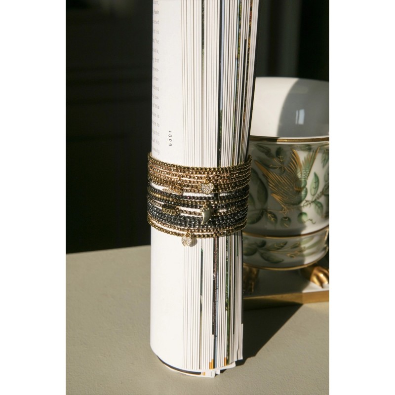 Bracelet 3 Tours Ness Aile d'ange