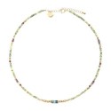 Collier Rim Tourmaline Verte & Grenat naturel