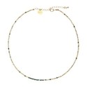 Collier Sarah Spinelle vert brillant & Turquoise africaine