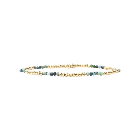 Bracelet Sarah élastique Turquoise africaine