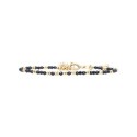 Bracelet Sarah Spinelle noir mix
