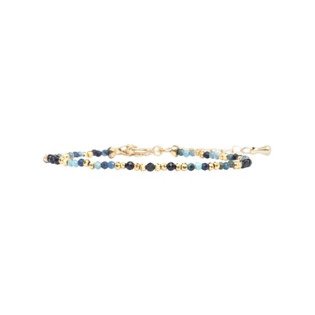 Bracelet Sarah Tourmaline bleue mix