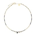 Collier Gabrielle Spinelle noir