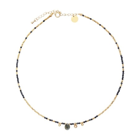 Collier Gabrielle Spinelle noir