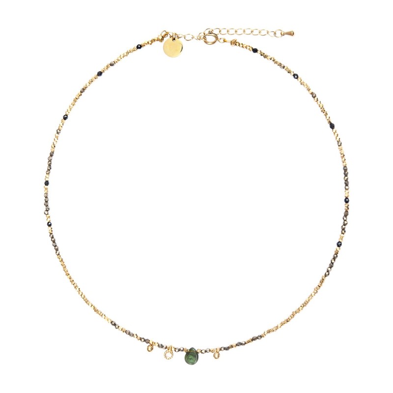 Collier Gabrielle Pyrite