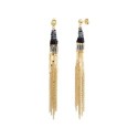 Paire de boucles d'oreilles Marylin Gris