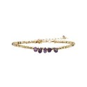 Bracelet  Samarcande saphir mauve
