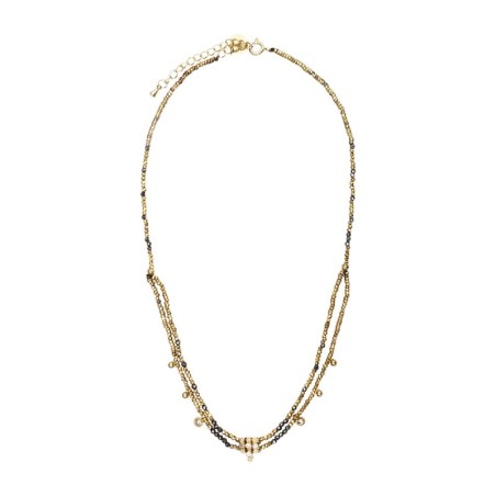 Collier Camelia Pyrite