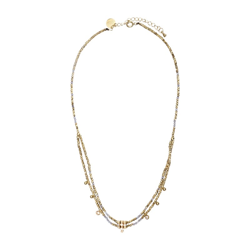 Collier Camelia Labradorite